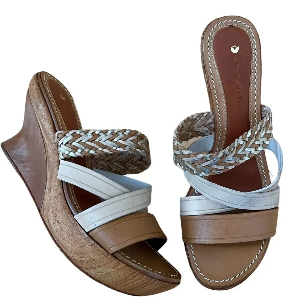 Leifsdottir Onni Wedge Leather Sandal 39.5
